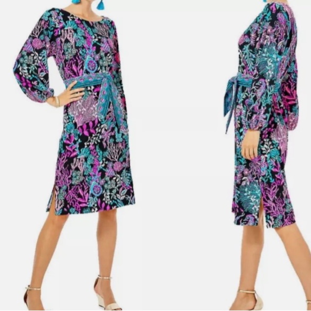 NWT Lilly Pulitzer Twilight Coral Onyx Dress